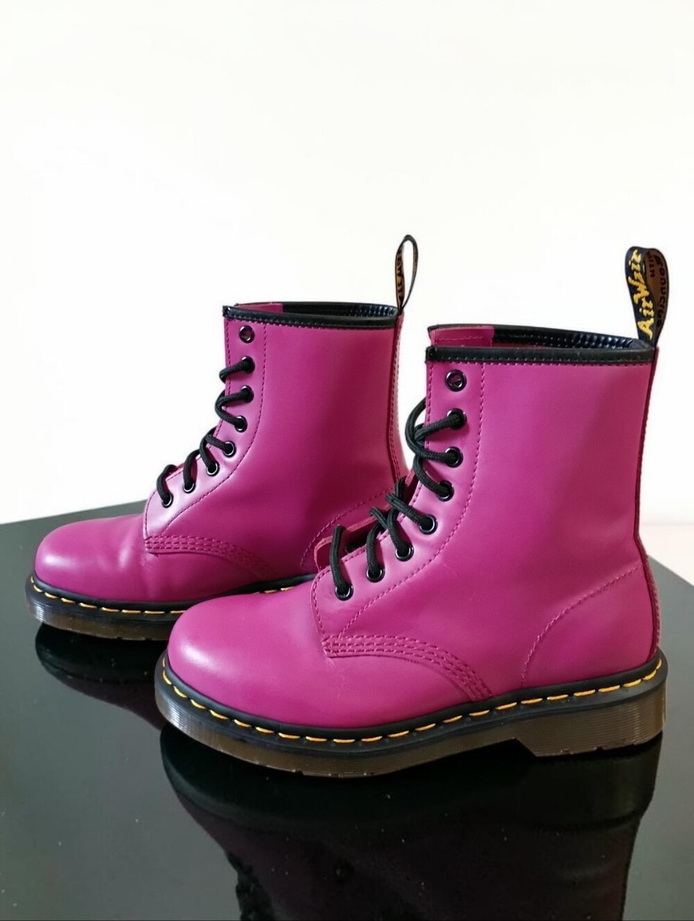 RARE! Dr. Martens 1460 Fuchsia Pink Smooth Leather
